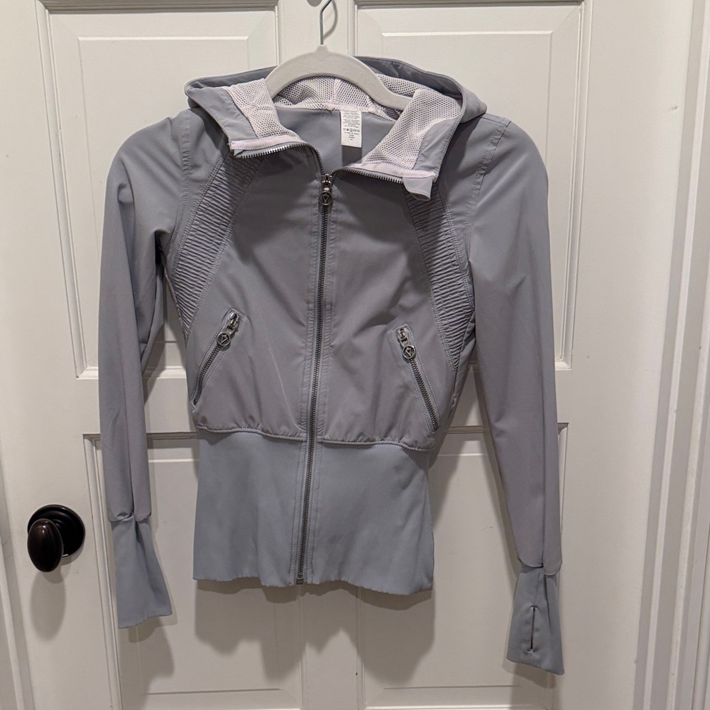 Women's Light Gray Utility Jacket